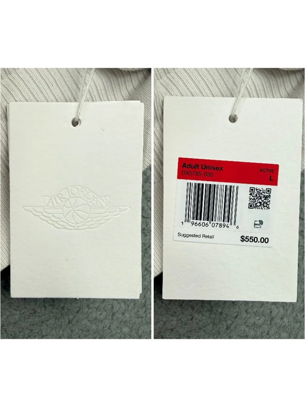 Air Jordan Hoodie Men Large Off White Wings Luxury Collection Made In Italy Nike